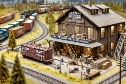 Gloor Craft Models Kit 410 Freight House HO Scale
